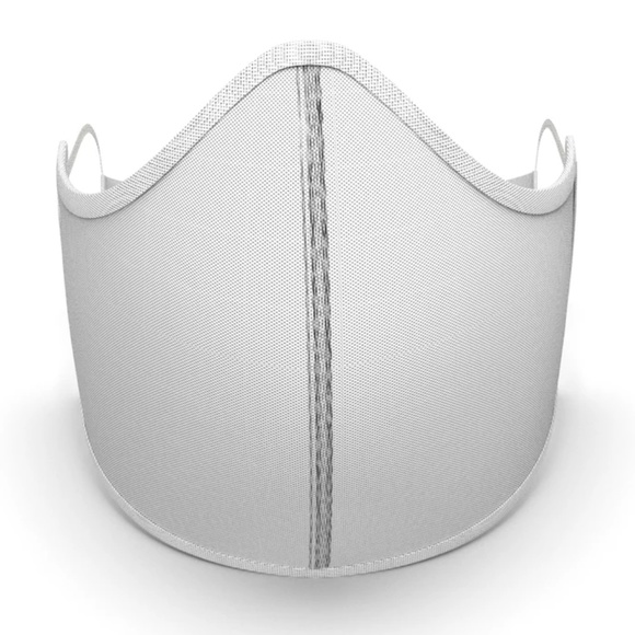 TAILORED CLASSIC SOLID WHITE MASK W/ TRIM - Picture 1 of 1